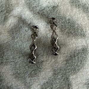 Kendra Scott Silver Geometric Earrings